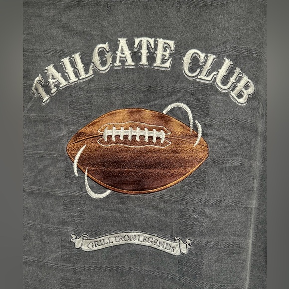 NFL San Francisco Tommy Bahama Silk Football Shirt XL Gray - Picture 2 of 9